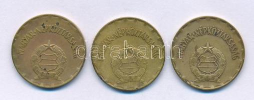 1973. 2Ft sárgaréz (3x) T:XF,VF patina Adamo F7.4
