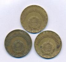 1973. 2Ft sárgaréz (3x) T:XF,VF patina Adamo F7.4