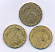 1973. 2Ft sárgaréz (3x) T:XF,VF patina Adamo F7.4