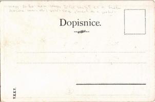 At se nikdy nezelenás jako tato sedmicka, nybrz at se vzdy cervenás jak s pivem ta sklenicka / Hogy ...