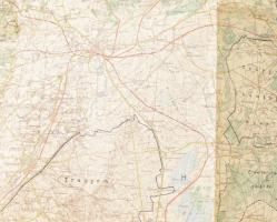 1943 Truppenübungsplatz Bergen, Munster. 1 : 1.000.000, Berlin, Reichsamt für Landesaufnahme, 72,5x6...