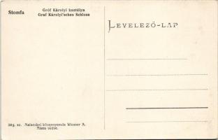 Stomfa, Stampfen, Stupava; Gróf Károlyi kastély / Kastiel / castle