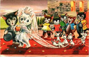 1964 Macska esküvő / cat wedding (EK)