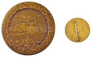 Vastagh Éva (1900-1942) 1935. "IX. Nemzetközi Dermatológiai Kongresszus Budapest" bronz pl...