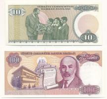 Törökország DN(1982) 10L + DN(1984) 100L T:AU
Turkey ND(1982) 10 Lira + ND(1984) 100 Lira C:AU
Kra...