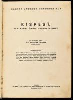 Kispest, Pestszentlőrinc, Pestszentimre. Molnár József előszavával. Magyar Városok Monográfiája XXI. köt. Főszerk.: Ladányi Miksa. Bp., 1937, Magyar Városok Monográfiája Kiadóhivatala, 359+(5) p.+ 7 (kétoldalas) t. Kiadói aranyozott egészvászon-kötés, viseltes állapotban, kopott, kissé sérült, foltos borítóval, helyenként foltos lapokkal, a könyv elején a címlap és több lap kijár.