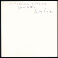 2005 Pánti Imre kiállítási katalógus, Pánti Imre (1945-2020) festőművész dedikációjával + meghívó