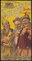 Sternberg Ármin és Testvére Cs. és Kir. Udvari-Hangszer-Gyár litografált színes számolócédulája.