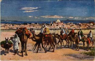 Tunis, Camel Caravane s: R. Lanzendorf (EK)