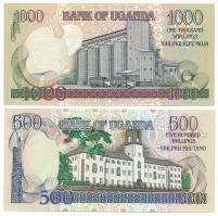 Uganda 1991. 500Sh + 2003. 1000Sh "PW 343334" T:AU
Uganda 1991. 500 Shillings + 2003. 100...