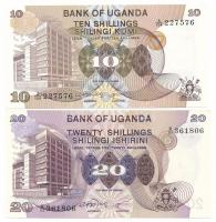 Uganda DN(1979) 10Sh + 20Sh T:AU Uganda DN(1979) 10 Shillings + 20 Shillings C:AU Krause P#11, P#12