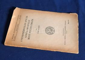 Pais Dezső: A veszprémvölgyi apácák görög oklevele, mint nyelvi emlék. (Dedikált.) Budapest, 1939. M...