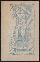 1915 Mednyánszky László (1852-1919) festőművész aláírt vizitkártya fotó 7x11 cm / Autograph signed p...