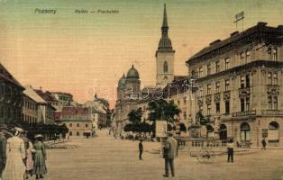 Pozsony with synagogue and Caffé Sensation (EK)