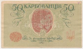 Ukrajna DN(1918-1919) 50K T:F
Ukraine ND(1918-1919) 50 Karbovanets C:F
Krause P#4b