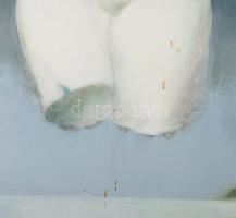 Szász Endre (1926-2003): Antik torzó madárral (négy évszak sorozat). Olaj, farostlemez, jelezve jobb...