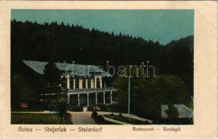 Stájerlakanina, Steierdorf, Anina; Vendéglő, étterem / restaurant (EK)