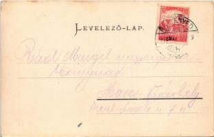 1918 Nagyenyed, Aiud; Országos fegyintézet gyárai, börtön. Fenichel Lázár kiadása / factories of the...