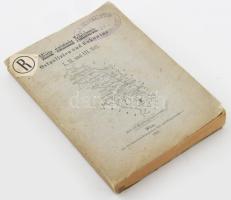 Militär-Statistische Feldelaborate. Ostgalizien und Bukowina. I., II., und III. Teil. Mit 14 Kartogrammen. Wien, 1904, K-k. Hof- Und Staatsdruckerei, VII+401 p.+ 3 (kihajtható térképek, közte 2 színes, az egyik nemzetiségi térkép) t. + 11 (színes térkép-mellékletek, 17x24 cm) t. Német nyelven. Kiadói papírkötés, kissé foltos borítóval, a térkép-mellékletek szélén kis gyűrődésnyomokkal, a borítón címkével, "K. u. K. Generalstab Landesbeschreibungs Archiv 595" bélyegzésekkel.