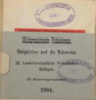 Militär-Statistische Feldelaborate. Ostgalizien und Bukowina. I., II., und III. Teil. Mit 14 Kartogr...