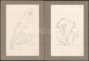 Gustav Klimt. Zehn Handzeichnungen mit einem Begleitwort. Herausgegeben von Gustav Glück. Wien-Berli...