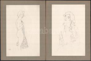 Gustav Klimt. Zehn Handzeichnungen mit einem Begleitwort. Herausgegeben von Gustav Glück. Wien-Berli...