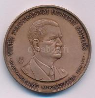 Bozó Gyula (1913-2004) 1993. "Vitéz Nagybányai Horthy Miklós újratemetése Kenderesen" kétoldalas bronz emlékérem (42,5mm) T:AU