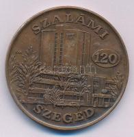 Fritz Mihály (1947-) 1989. "120 éves a szegedi Pick Szalámigyár" kétoldalas bronz emlékére...