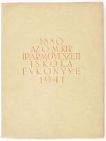 Az Országos Magyar Királyi Iparművészeti Iskola évkönyve 1880-1941. Szerk.: Szablya-Frischauf Ferenc. Bp., 1942, Kir. M. Egyetemi Nyomda. Gazdag fekete-fehér és színes képanyaggal illusztrálva. Kiadói papírkötés, jó állapotban, minimálisan sérült gerinccel. (A végzős diákok névsorában [Kiss] Roóz Ilona (1920-2010) keramikus nevével).