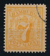 Német államok Hamburg 1864 7S Mi 17 ( Mi EUR 170,-)