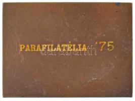 Iván István (1905-1968) 1968. "Magyar Bélyeggyűjtők Országos Szövetsége" bronz emlékplaket...