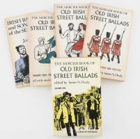 James N. Healy: Old Irish Street Ballads. Vol. I-IV. + Irish Ballads ands Songs of the Sea. Cork, 1967-1971, Mercier Press. Angol nyelven. Kiadói kartonált papírkötések.