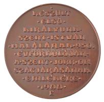 Papp László (1947-) 1988. "Első királyunk Szent István halálának 950. évfordulóján a Szent Jobb...