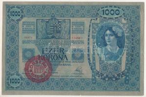 1902. 1000K "1275 08979" piros "MAGYARORSZÁG" felülbélyegzéssel T:F Adamo K35B