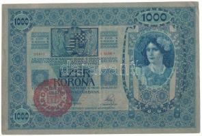 1902. 1000K "1275 10417" piros "MAGYARORSZÁG" felülbélyegzéssel T:VF Adamo K35B