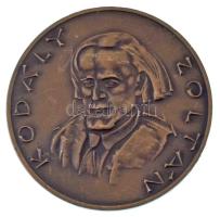 Kiss Nagy András (1930-1997) DN "Kodály Zoltán / Háry János" kétoldalas bronz emlékérem (6...