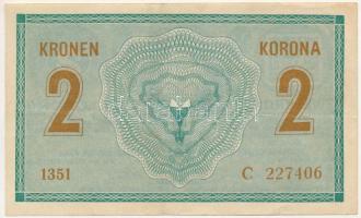 1914. 2K "C 1351 227406" T:F
Hungary 1914. 2 Korona "C 1351 227406" C:F
Krause...