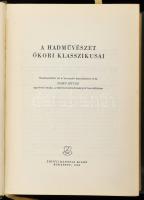 Hahn István: A hadművészet ókori klasszikusai. Szerk. és a bevezető tanulmányt írta: Hahn István. Bp., 1963, Zrínyi, 943+1 p. + 8 t. Kiadói egészvászon-kötés, jó állapotban. Megjelent 3000 példányban. Benne Vegetius: A hadtudomány foglalata (Epitoma rei militaris) c. művel (751-865 p.) A témában alapmunka. Ennek ellenére magyarul más formában nem érhető el!