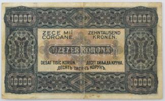1923. 10.000K "80 FILLÉR - NYOLCVAN FILLÉR" felülbélyegzéssel, nyomdahely jelölés nélkül, ...