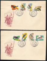 1964-1975 10 db FDC, köztük sorok is