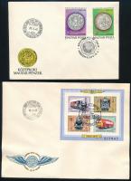 1977-1979 9 db FDC, köztük blokkok is