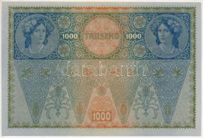 Ausztria 1919. (1902) 1000K 2. kiadás, "2805 21974", vízszintes "DEUTSCHÖSTERREICH&qu...