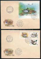 1987-1988 11 db FDC, köztük blokkok is