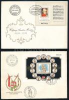 1989-1993 5 db FDC, köztük blokkok is