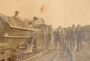 1939 6 db fotó Erdély (Bileag, németül Attelsdorf, RO, és Gledény, Gledin RO közötti keskeny nyomtáv...