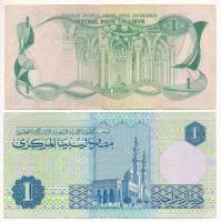 Líbia DN(1981) 1D "2c43 525999" + DN(1991) 1D T:F,VG
Libia ND(1981) 1 Dinar "2c43 52...