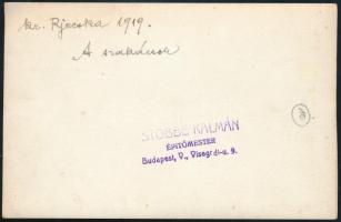 1919 Krasznaja Recska, Rjecska, Krasnaia- Rjetschka (Habarovszk, Khabarovsk); hadifigiky szakácsok. ...