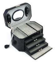 Ékszerhordozó táska, jó állapotban, 25x14x18 cm