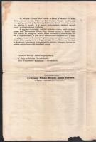 cca 1843 Fenséges Császári Királyi örökös Főherczeg Jósef, Magyarország Nádorához, a' Nagyméltó...