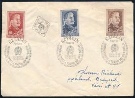 1949 Sztálin vágott sor FDC